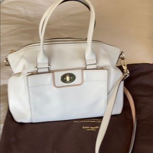 Kate Spade cream leather bag